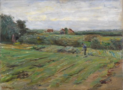 Oogstveld door Max Liebermann