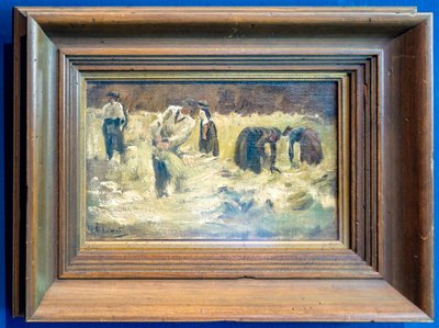Graanoogst door Max Liebermann