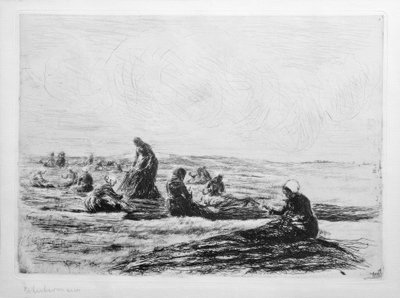 Nettenboetsters door Max Liebermann