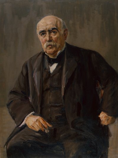 Portret van de bankier Eugen Gutmann door Max Liebermann