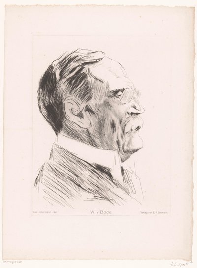 Portret van Wilhelm von Bode door Max Liebermann