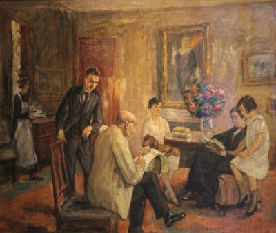 De familie Liebermann door Max Liebermann