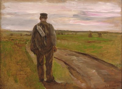 De terugkeer op het land door Max Liebermann
