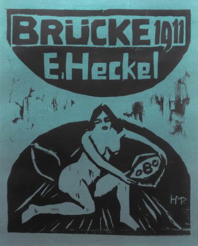 6. Jaarboek van de K.G. Brücke voor het jaar 1911 voor Heckel door Max Pechstein