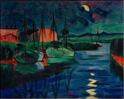avond door Max Pechstein