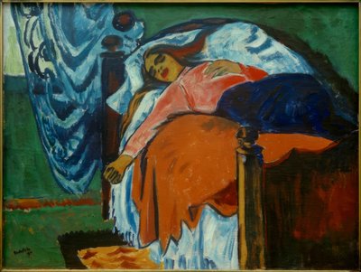 De rustende door Max Pechstein