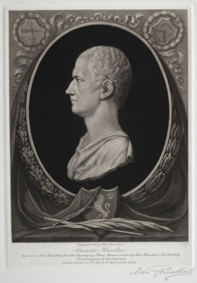 Alexander Hamilton, 1901 door Max Rosenthal