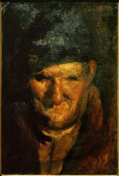 Hoofd van een Boer door Max Slevogt
