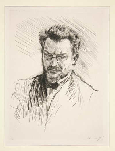 Zelfportret door Max Slevogt