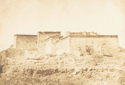 Ensemble van de Tempel van Isis in Philae - Zicht vanaf het noorden door Maxime Du Camp