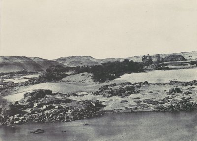 Haute-Egypte. Ingang van de eerste Cataract, 1850 door Maxime Du Camp