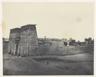 Karnak, Tempel van Khons; Thebe door Maxime Du Camp