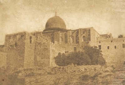 Koubbé-Nébi-Monça - Koepel van Mozes in Jeruzalem, augustus 1850 door Maxime Du Camp
