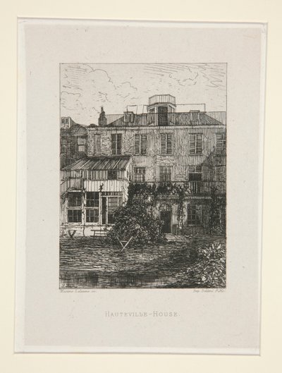 Hauteville-House, pl. 2 uit de suite Chez Victor Hugo (Victor Hugo) door Maxime Lalanne