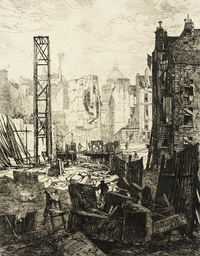 Aanleg van de Boulevard Saint-Germain door Maxime Lalanne