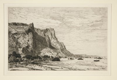 Plage des vaches noires à Villers (Calvados) door Maxime Lalanne