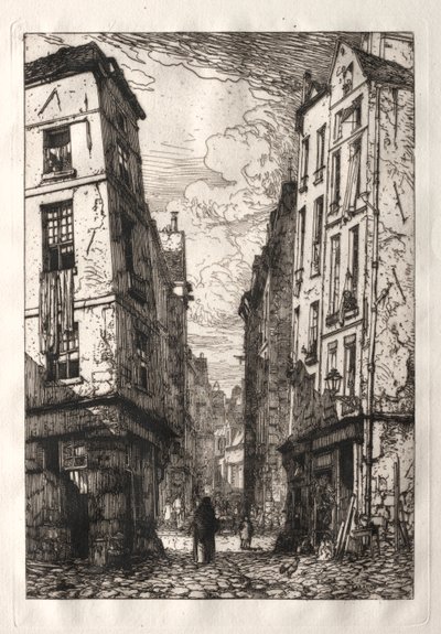 Rue des Marmousets door Maxime Lalanne