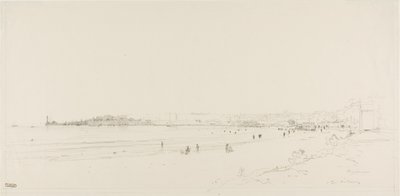 Het strand van Royan door Maxime Lalanne