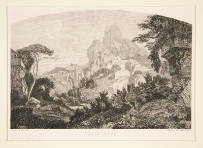 Vue de Gr?ce (Uitzicht op Griekenland) door Maxime Lalanne