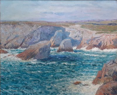La crique, wilde kust, Quiberon door Maxime Maufra