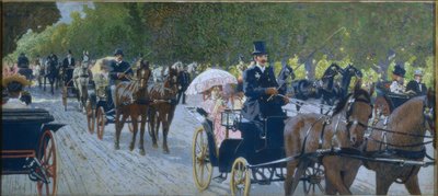 Rit in de Prater door Maximilian Lenz