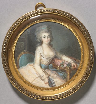 Portret van een vrouw door Maximilien Villers