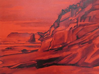 Rode Mars-kust door Maxine Shore