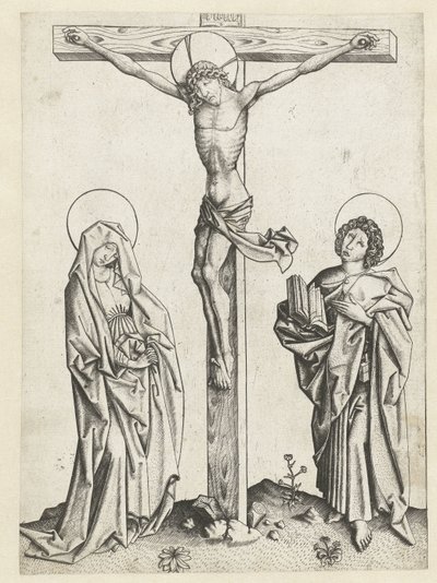 Christus aan het kruis door Meester E.S.