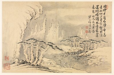 Landschappen in verschillende stijlen naar oude meesters door Mei Qing