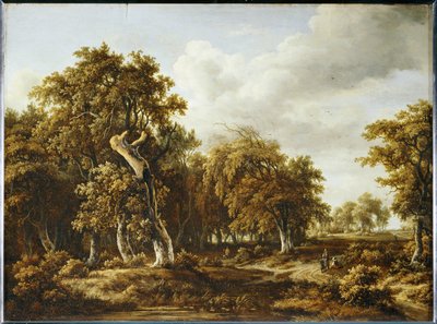 Het eikenbos ... door Meindert Hobbema