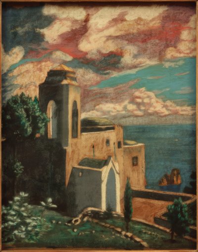 Capri (Hermitage op Anacapri) door Melchior Lechter