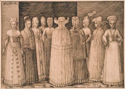 Tien vrouwen van Stralsund door Melchior Lorck