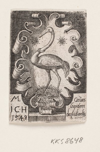 De kraanvogel door Melchior Lorck