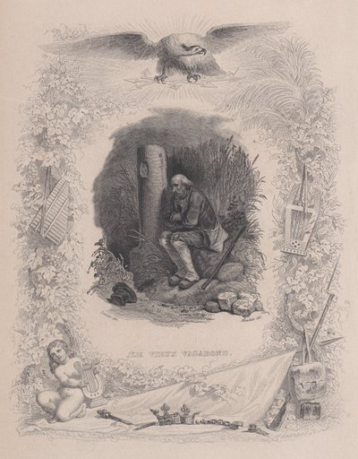 De Oude Zwerver, uit De Volledige Werken van Béranger door Melchior Peronard