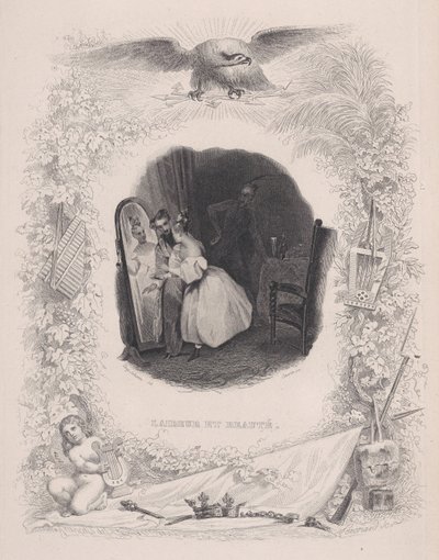 Lelijkheid en Schoonheid, uit De Liederen van Béranger door Melchior Peronard