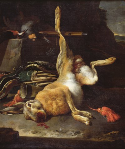 Haas door Melchior de Hondecoeter