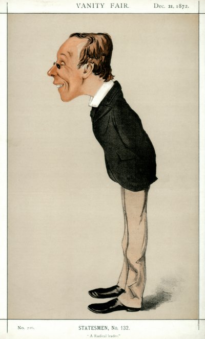 Een Radicale Leider, Henry Fawcett MP, Britse politicus en econoom door Melchiorre Delfico