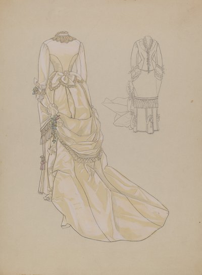 Trouwjurk, ca. 1936 door Melita Hofmann