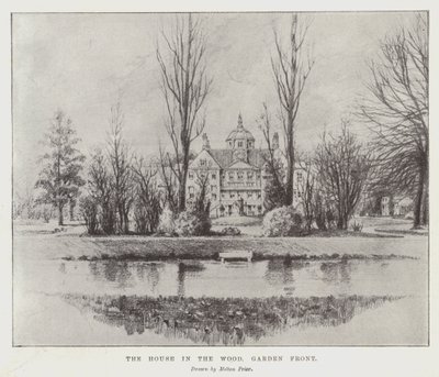 Het huis in het bos, tuinzijde door Melton Prior