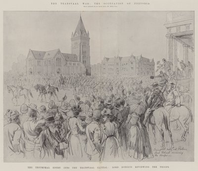 De Transvaal Oorlog, de Bezetting van Pretoria door Melton Prior