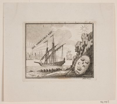 Titelvignet. "Het schijnt weer door" door Meno Haas