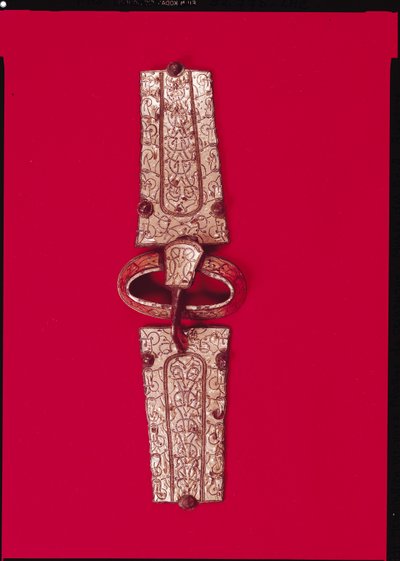 Gesp, uit de begraafplaats van Escolives-Sainte-Camille, Yonne door Merovingian