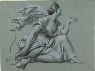 Hoop met haar anker door Merry Joseph Blondel