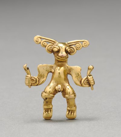 Beeldje Hanger, c. 1000-1550 door Mesoamerican Mesoamerican