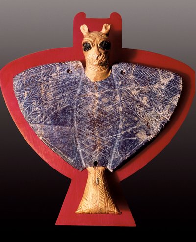 Mesopotamië: Adelaar met leeuwenkop Statuette uit de schat van de Ur-dynastie door Mesopotamian Mesopotamian