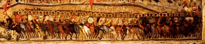 Gezegend zij het leger van de koning van de hemel (detail) door Metropolitan of Moscow Athanasius