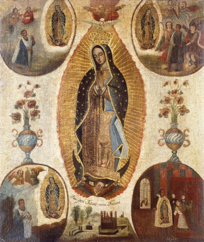 Onze Lieve Vrouw van Guadalupe door Mexican School