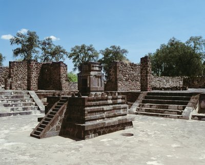Paleis van Atetelco door Mexican School