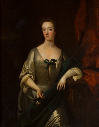 Portret van Charlotte Lady Myddelton, ca. 1699-1731 door Michael (circle of) Dahl