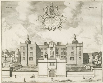 Beaudesert Hall en Park door Michael Burghers